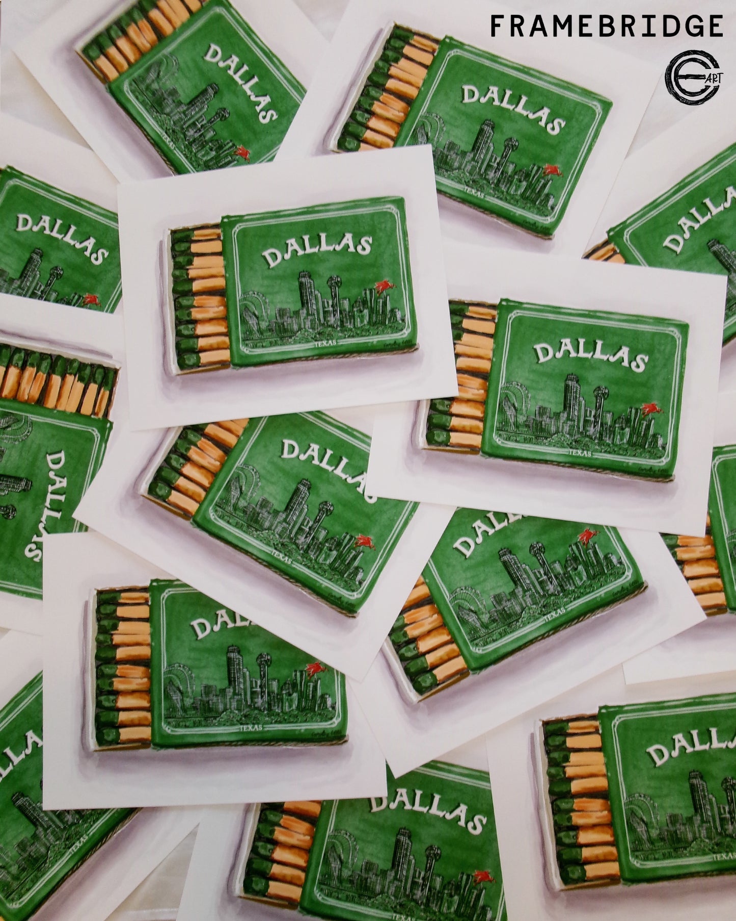 Dallas Matchbox | 8x10" Art Print