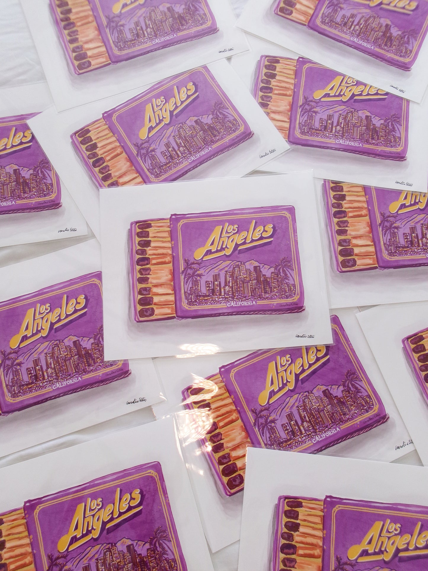 Los Angeles Matchbox Purple | Art Print