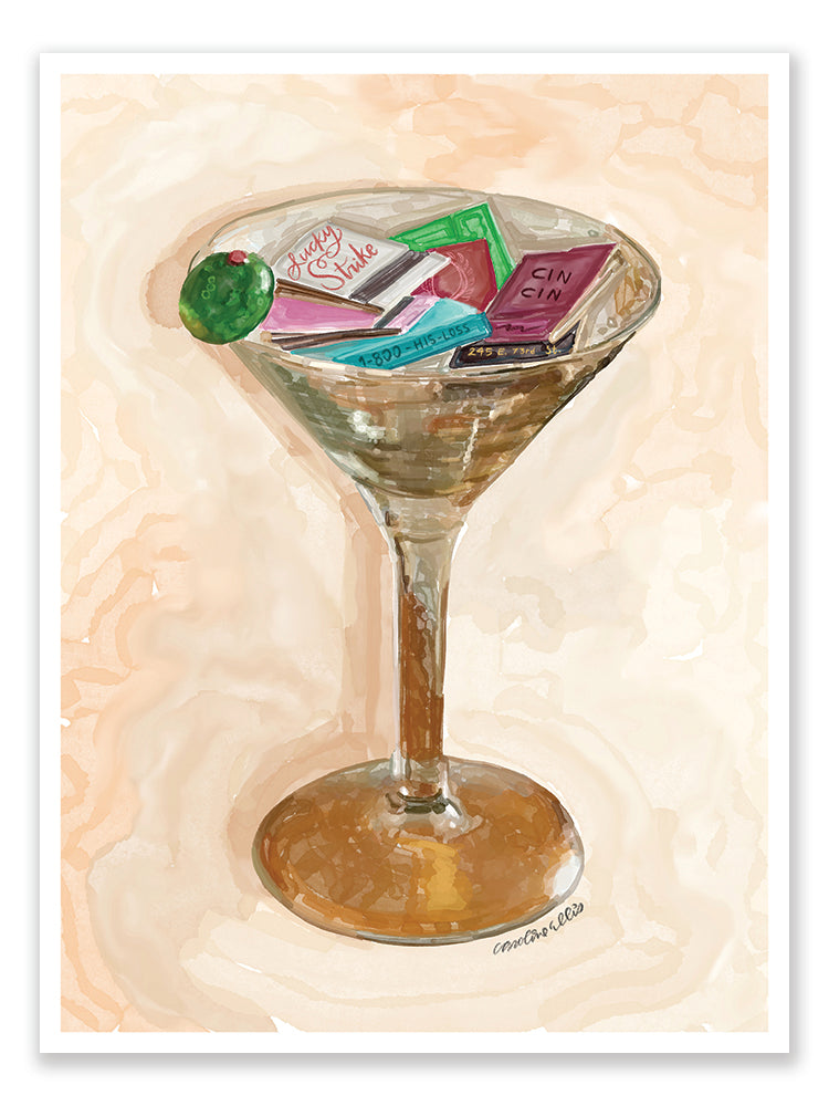 Matchbox Martini | Art Print