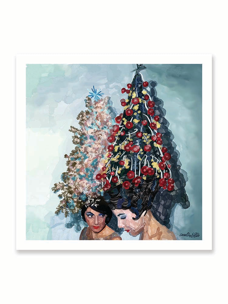Do You Think We are Slightly Overdressed for the Christmas Party? | Art Print