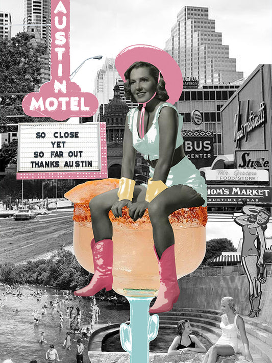 Austin Cowgirl Pastel