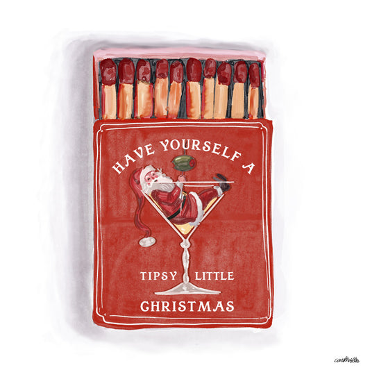 Tipsy Little Christmas Matchbox