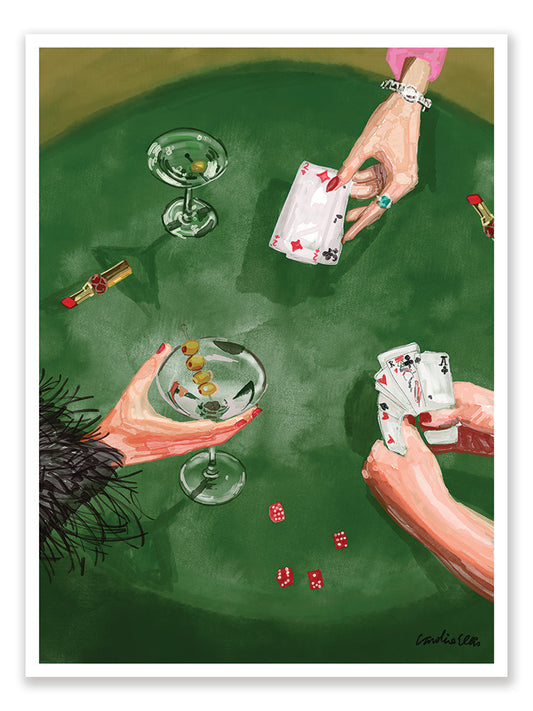 Ladies' Game Night 1 | Art Print