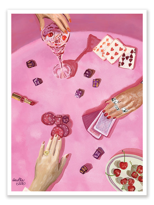 Ladies' Game Night 3 | Art Print
