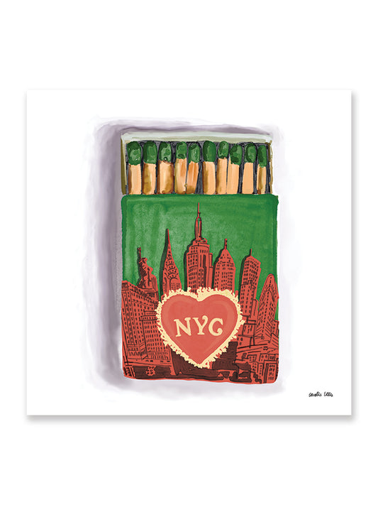 NYC Matchbox | Art Print