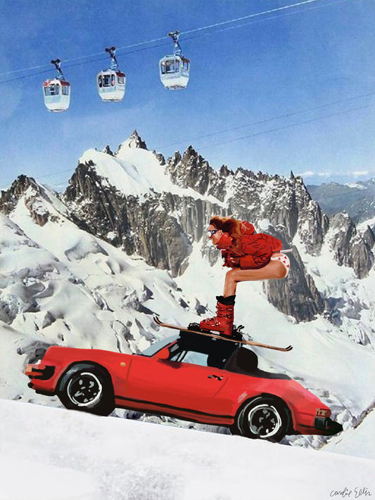 Red Ski Lift