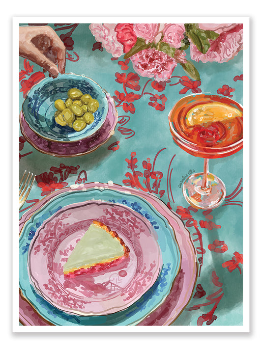 Aperol Showers Bring May Flowers | Art Print