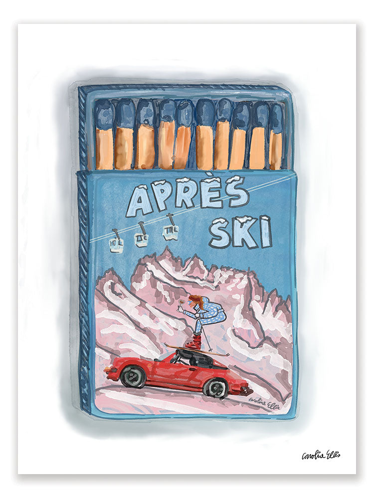 Après Ski Matchbox | Art Print