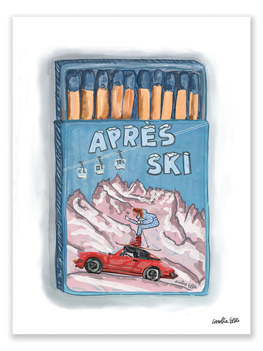 Après Ski Matchbox | Art Print