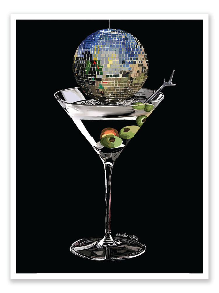 Disco Martini 1 | Art Print