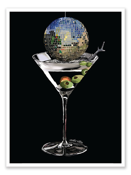 Disco Martini 1 | Art Print