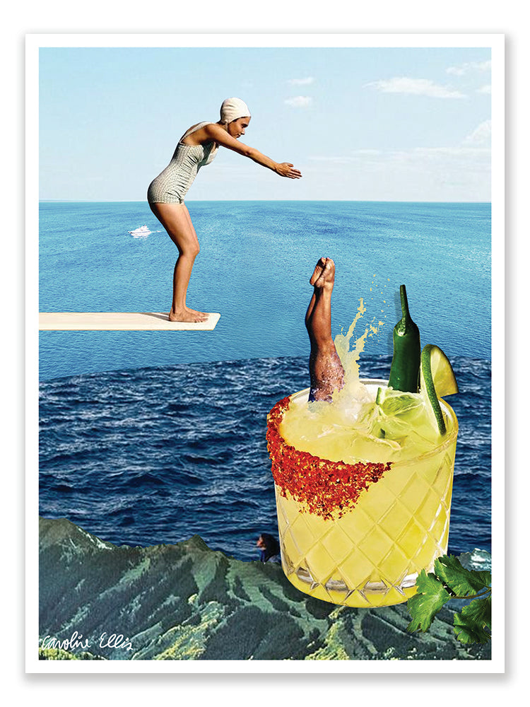 Dive In Margarita | Art Print
