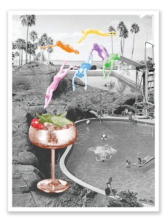 Dive In Pastel | Art Print