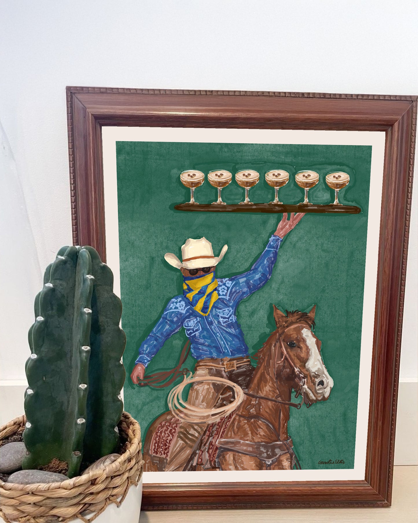 Espresso Cowboy | Art Print