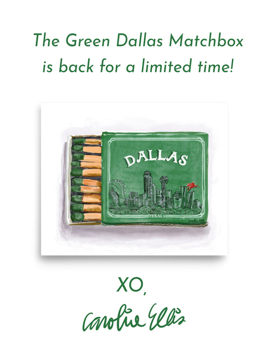 Dallas Matchbox - Limited Edition Green
