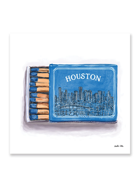 Houston Matchbox | Art Print