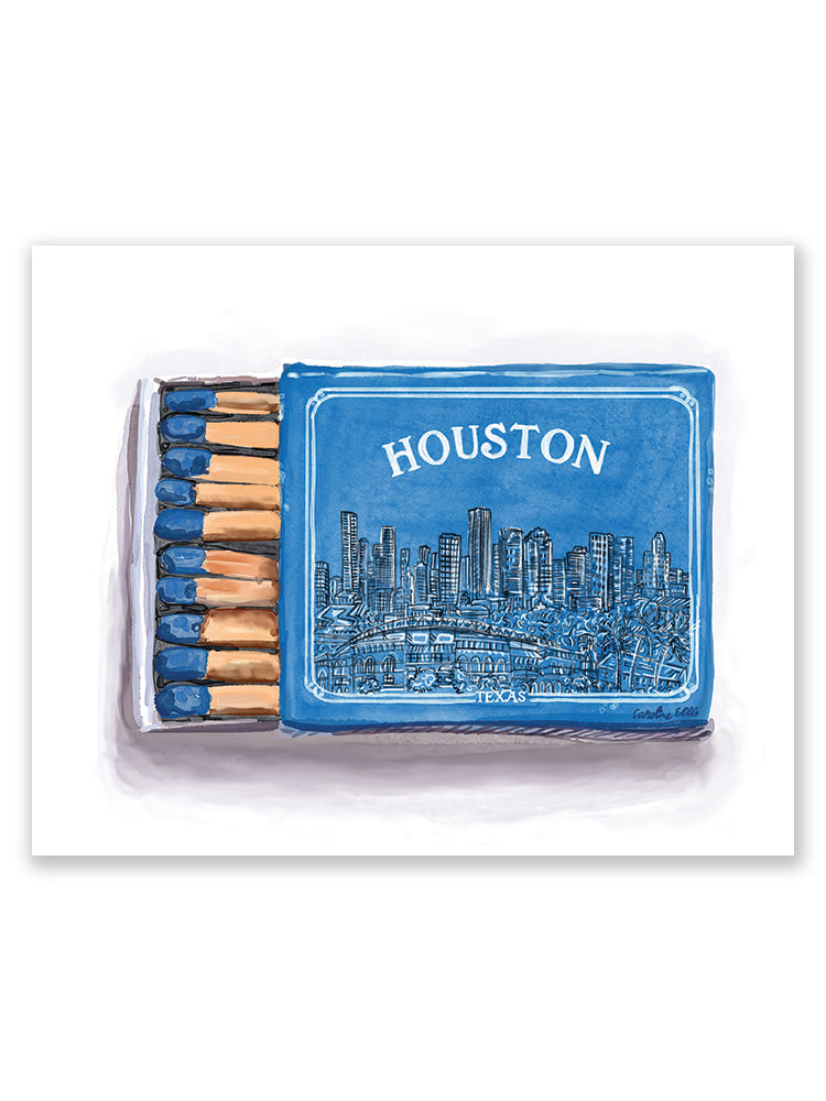 Houston Matchbox | Art Print