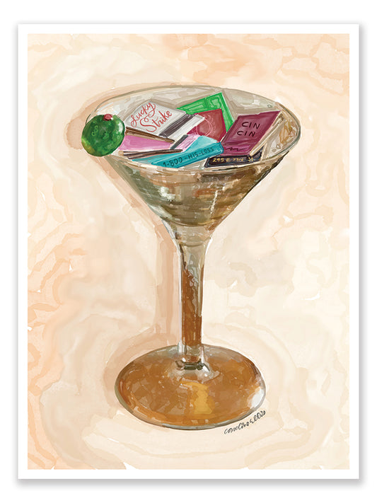 Matchbox Martini | Art Print