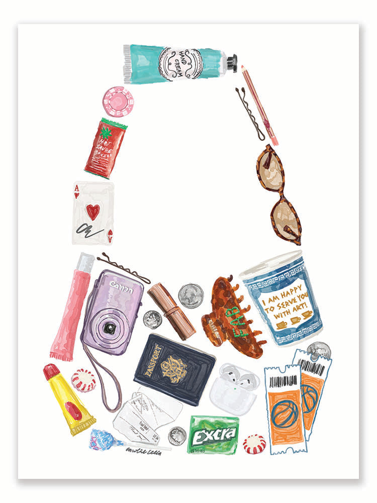 Never Go Through a Woman's Purse | Art Print