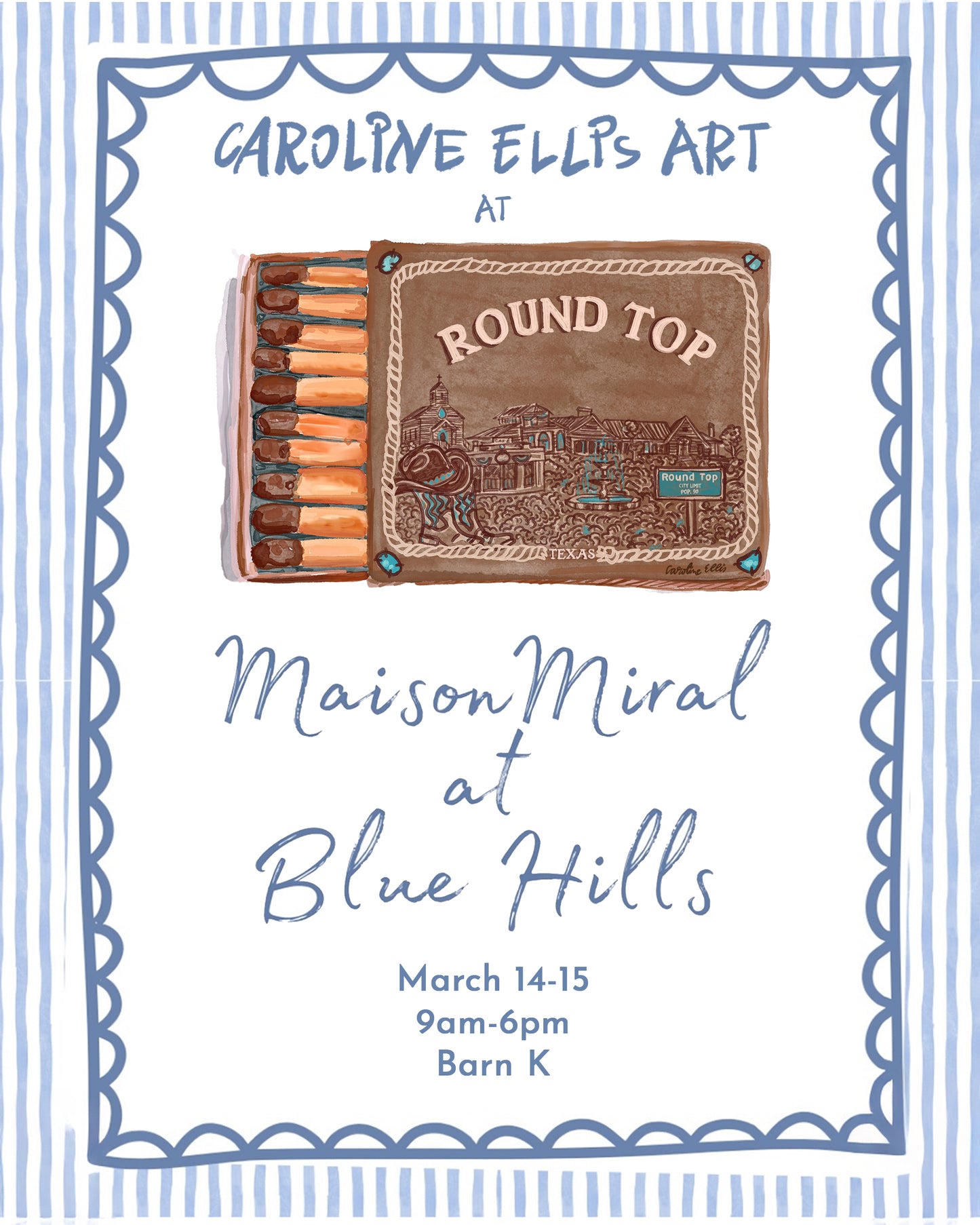 Round Top Matchbox | 8x10" Art Print