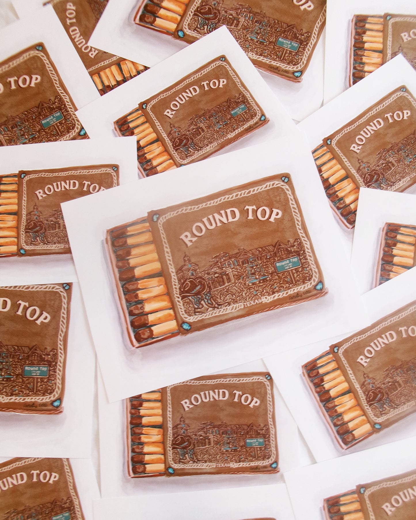 Round Top Matchbox | 8x10" Art Print
