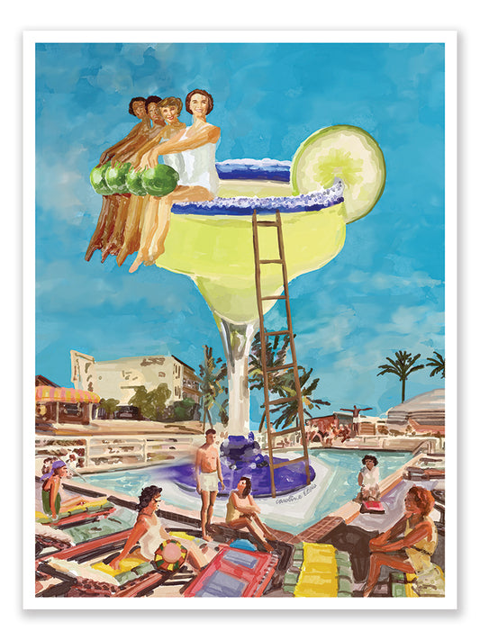 Skinny on the Rocks | Art Print