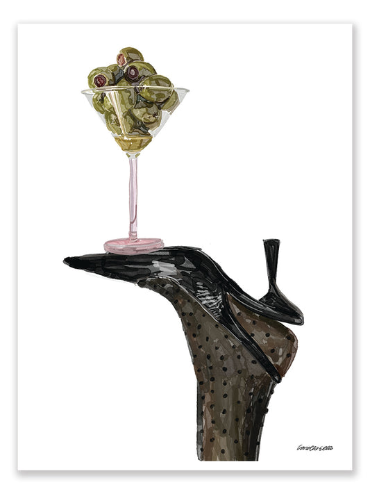 Sling Back Dirty Martini | Art Print