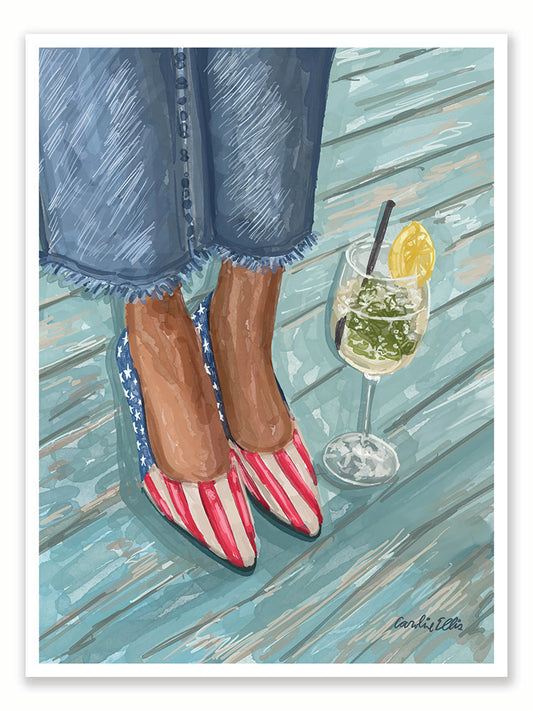 Stars, Stripes, & Spritz | Art Print