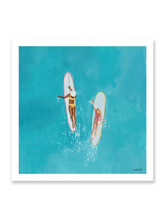 Surfer Girls | Art Print