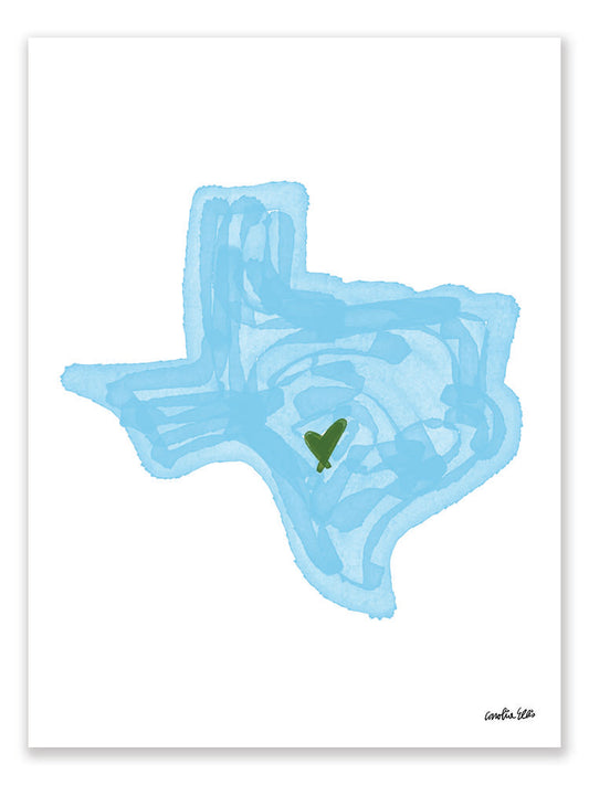Texas Heart | Art Print