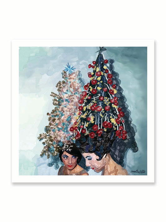 Do You Think We are Slightly Overdressed for the Christmas Party? | Art Print